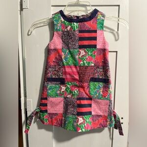 Lilly Pulitzer • Apple A Day Patch plaid shift